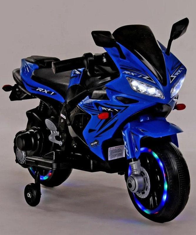 RK UNIQUE STORE Bike Battery Operated Ride On(Blue)
