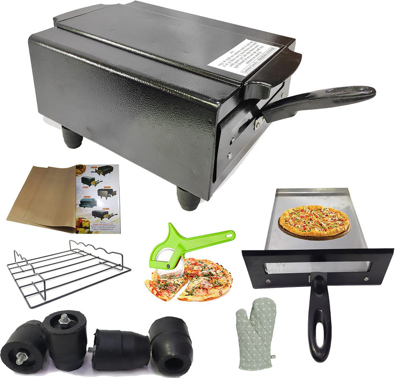 WELLBERG Home & Kitchen 2000W Pizza Maker & Food Warmer Electric tandoor (Black) 1 Year warrenty for Heating Element Pizza Maker(Black)