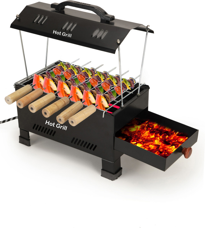 Hot Grill Versatile 2-in-1 Barbecue Grill - Electric & NonElectric Options for Flexibility Electric Tandoor
