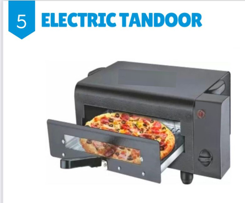 HOT BERG Big XXL Stylish Looking Automatic Timer Regulator 2000W Electric Tandoor & Barbeque Grill Comboo with Free Full Accessories Worth RS-999/- Electric Tandoor