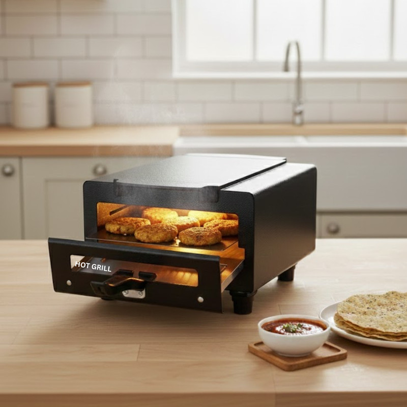 Hot Grill Indoor Electric Tandoor 1500W High Power Grill Appliance For Daily Home Cooking Electric Tandoor