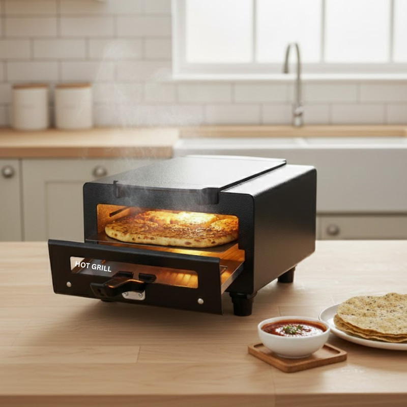 Hot Grill Electric Tandoor Smokeless Appliance Suitable Grilling Baking Roasting Indoors Electric Tandoor