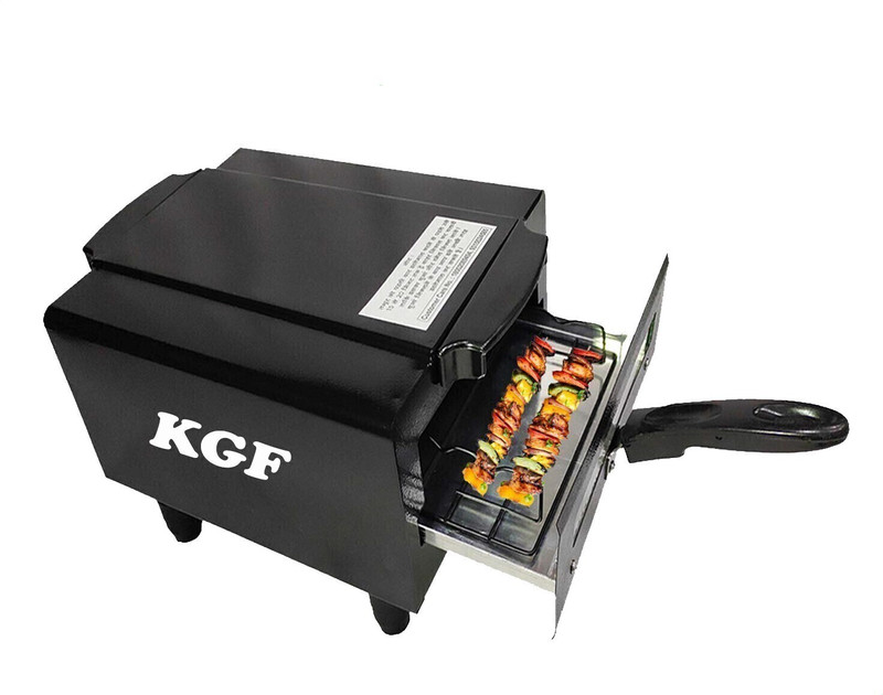 KGF 10-Inch Smart Combo Grill Pizza Maker | Shockproof Oil-Free Cooking for Home Electric Tandoor