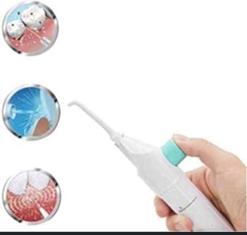 pinaki Teeth whitening Water Flosser Electric Toothbrush(White)