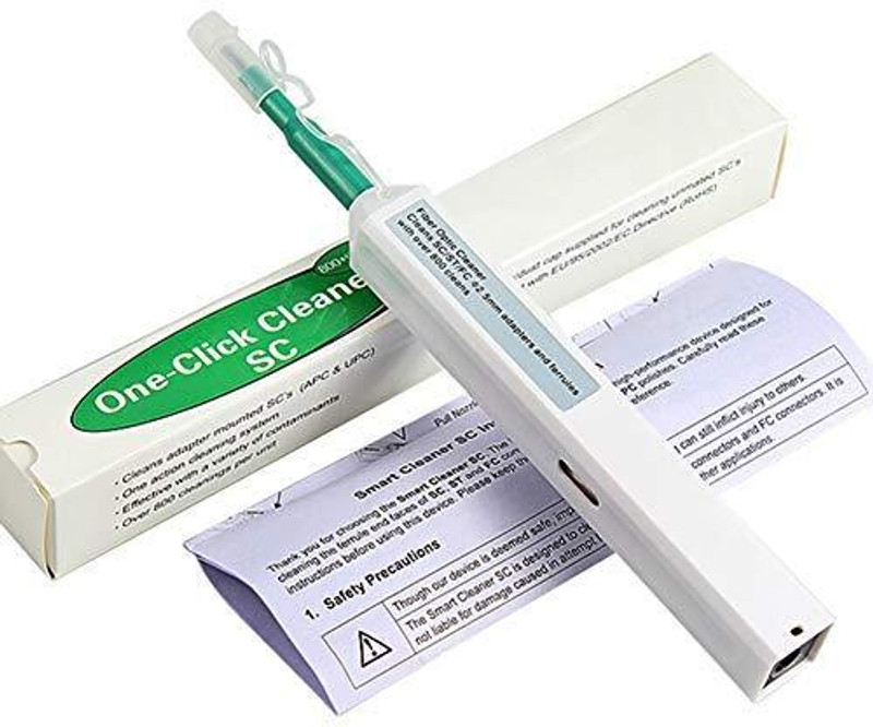 Techtest Fiber Optic Cleaner - for 1.25mmLC/MU 2.5mm One Click Glass Fiber Cleaning Pen Electrical Cleaning Spray(1 L)