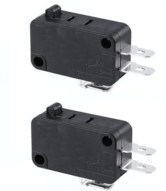 PMW 3 Pin Micro Switch/3 Pin Limit Switch - Pack Of 2(Mullti Color)