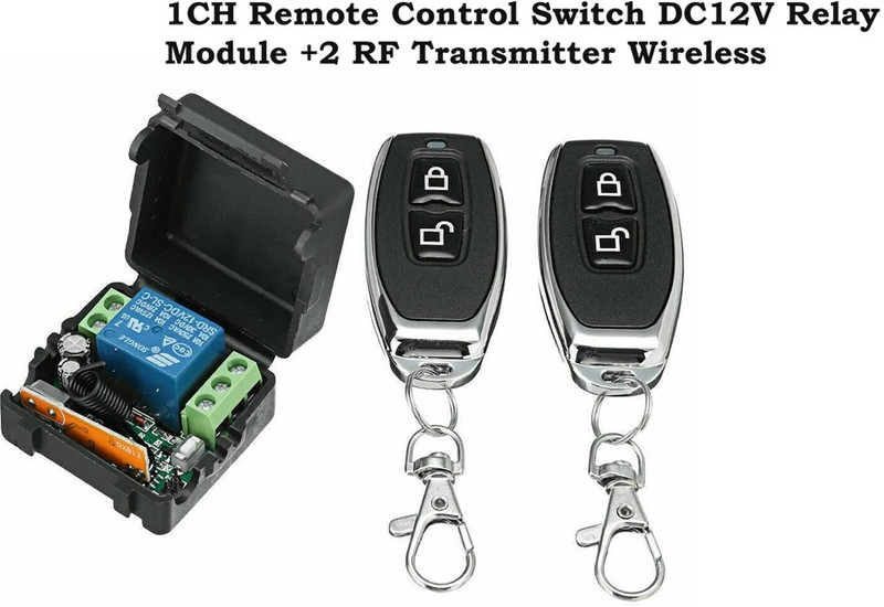 SG Flash PREIUM 1CH Remote Control Switch DC12V Relay Module +2 RF Transmitter Wireless Electronic Components Electronic Hobby Kit
