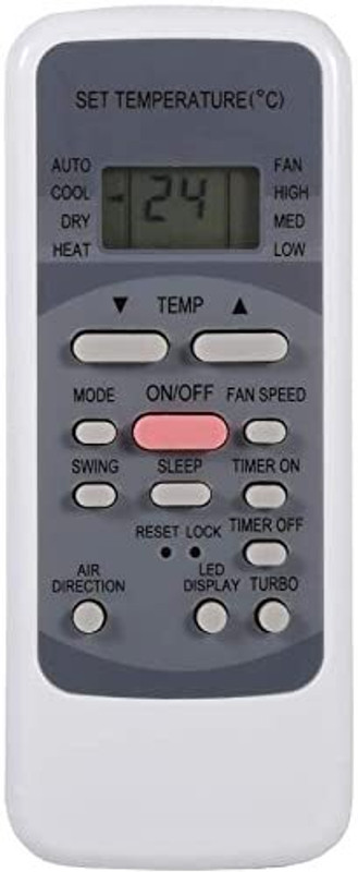Rohit Electronics Remote Control for Midea AC Series R51 / E R51 / CE R51M / CE R51D / E R51M /BGE (Exactly Same Remote Will Only Work) Remote Controller(White)