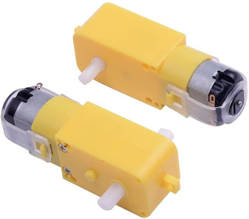geeta enterprises (Pack of 2) BO Dual shaft Smart Car Robot Gear for Arduino Motor Control Electronic Hobby Kit