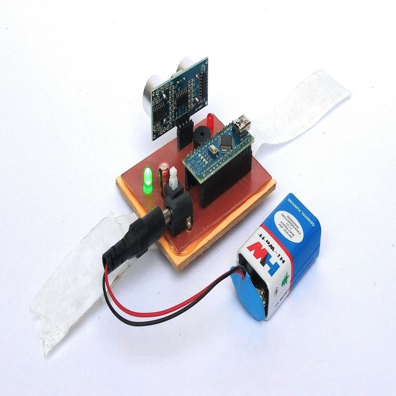 SR ROBOTICS Third Eye for The Blind Person | Ready to use Project | with Project Report Educational Electronic Hobby Kit