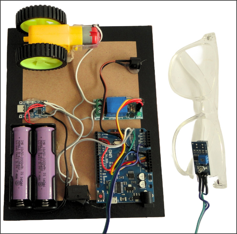 Mechanic37 Anti Sleep Monitor And Breaking System Pre Build Project With Pdf Educational Electronic Hobby Kit