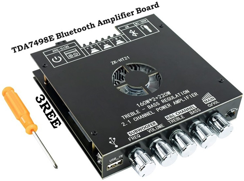 3REE TDA7498E Bluetooth Amplifier Board Electronic Components Electronic Hobby Kit