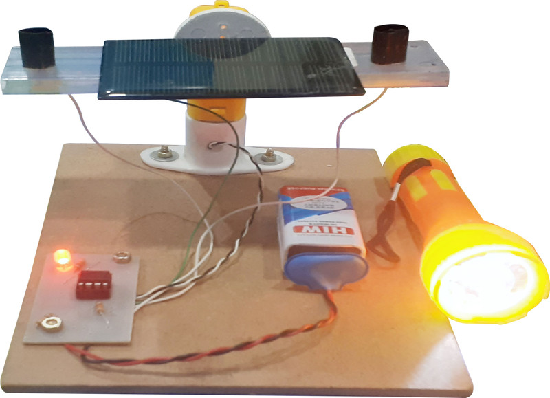 MELODY's Solar Sun Tracker Physics Working Project solar Tracker model Educational Electronic Hobby Kit