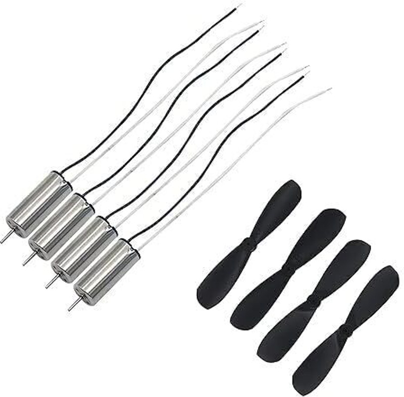 Ekavir 4PCS 7x16mm Coreless 716 Motor for DIY RC Drone 45000RPM Helicopter Use Motor Control Electronic Hobby Kit