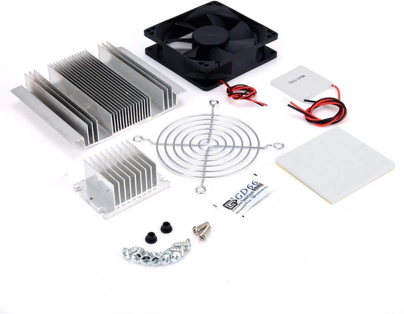 DHRUV-PRO DC12V Metal Peltier Semiconductor Cooler DIY Kit for Refrigeration Electronic Components Electronic Hobby Kit