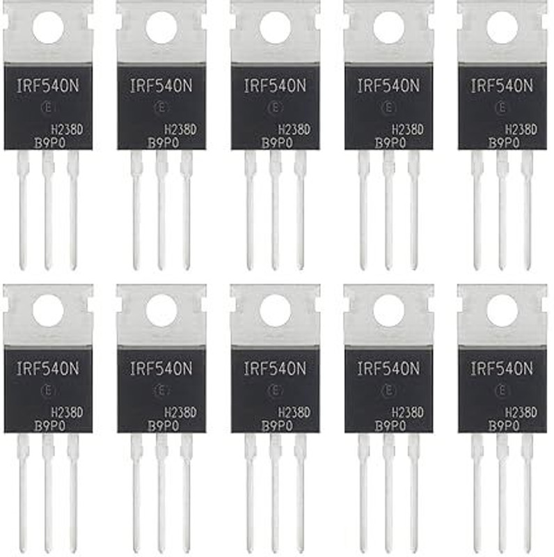 Tayal IRF540NPBF Power MOSFET, N Channel, 100 V, 33 A, 0.044 ohm, TO-220AB(PACK OF 10) Electronic Components Electronic Hobby Kit