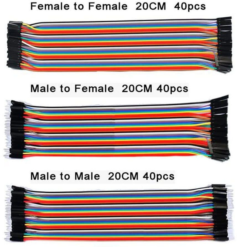 HouseOfCommon Jumper Wires Male to Male, Female to Female,Male to Female Electronic Components Electronic Hobby Kit
