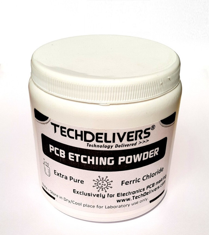 TECHDELIVERS PCB Etching Powder 500grams for PCB Copper Clads Educational Electronic Hobby Kit