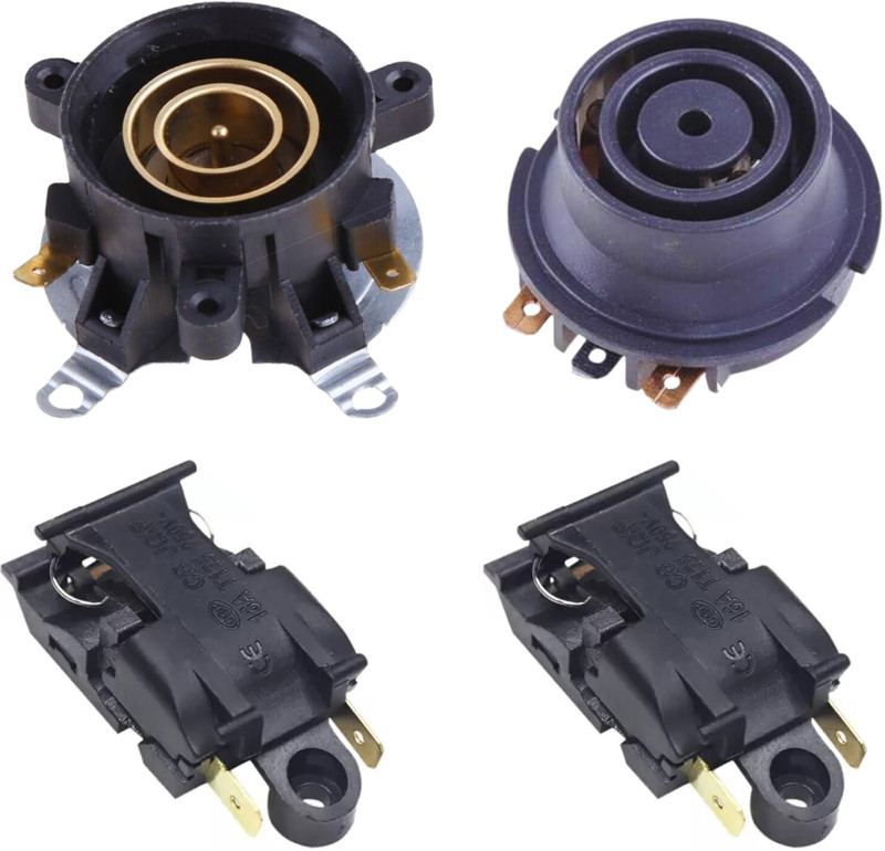 TechSupreme Electric Kettle Thermostat Top Base Socket & Switch set 13A 220V Spare part A12 Electronic Components Electronic Hobby Kit