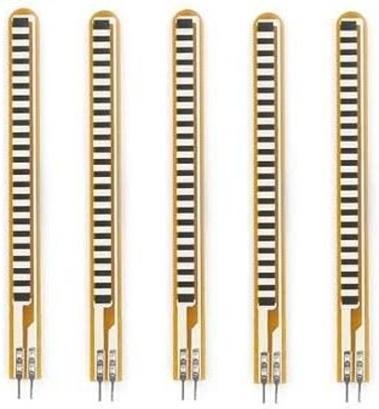Testin Electronics Pack of 5 Flex Sensors 2.2 Inches for Rduino and UNO Projects in Robotics Temperature Sensor and Controller Electronic Hobby Kit