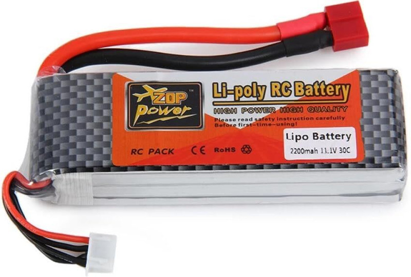 MatLogix ZOP POWER 11.1V 2200MAH 3s 30c Rechargable Lipo Battery Miscellaneous Electronic Hobby Kit