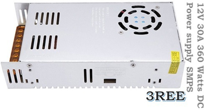 3REE QULITY 12V 30A 360 Watts DC Power supply SMPS Power Supply Electronic Hobby Kit