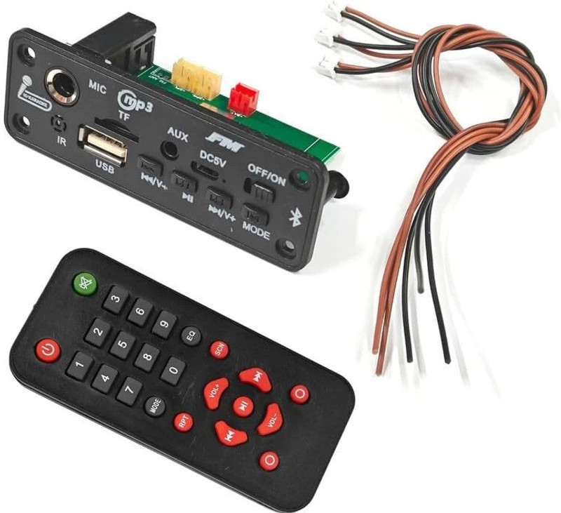 EASTRA Bluetooth FM USB AUX Card MP3 Stereo Audio Amplifier Sound Recorder and Sound Circuit Electronic Hobby Kit