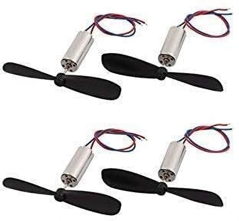 Ekavir 4Pcs Quadcopter motor coreless 716 helicopter shaft diameter 0.8MM propeller Motor Control Electronic Hobby Kit