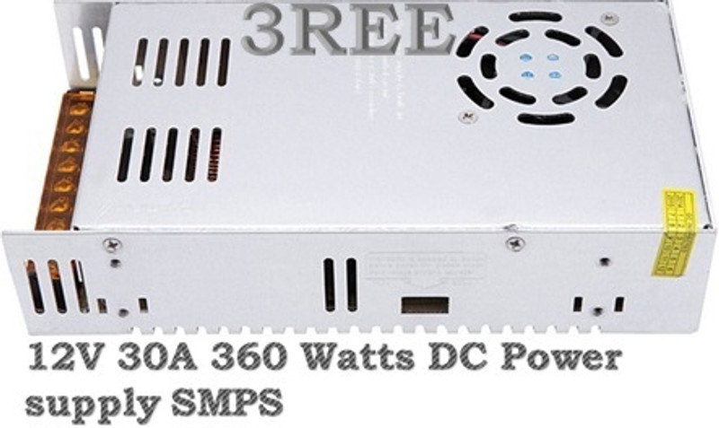 3REE PREMIUM 12V 30A 360 Watts DC Power supply SMPS Power Supply Electronic Hobby Kit