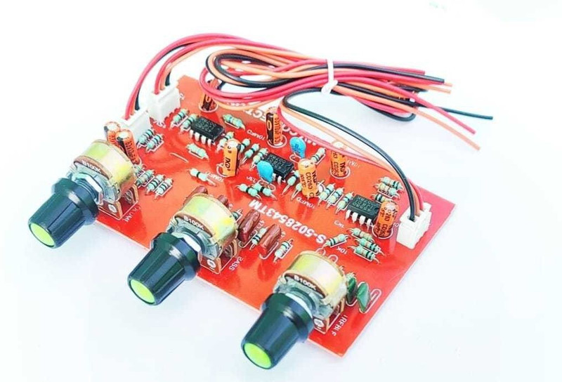 M V COLLECTION VOLUME,BASS, AND, TREBLE CONTROL EQUALISER WITH CONNECTING WIRES FOR AMPLIFIERS , HIGH QUALITY Electronic Components Electronic Hobby Kit