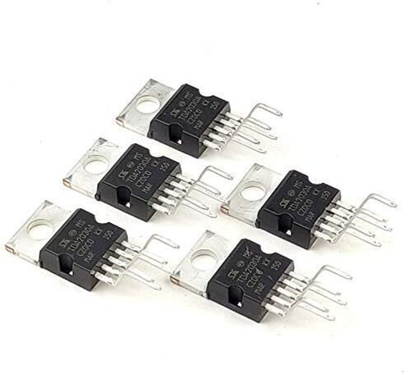 Malati (PACK OF 5) TDA 2030 Audio Power Amplifier IC Electronic Components Electronic Hobby Kit