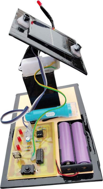 project hub Automatic Solar Tracker Lithium Pro Alternative Energy Electronic Hobby Kit