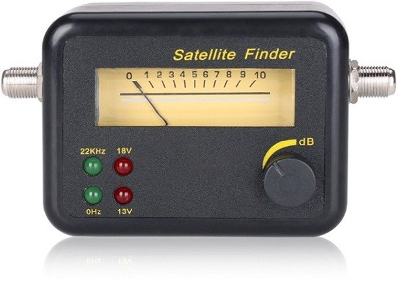 BALRAMA SF-9506 Satellite Finder Signal Pointer DB Meter Dish Antenna Signal Receiver 0 W AV Control Receiver(Black)