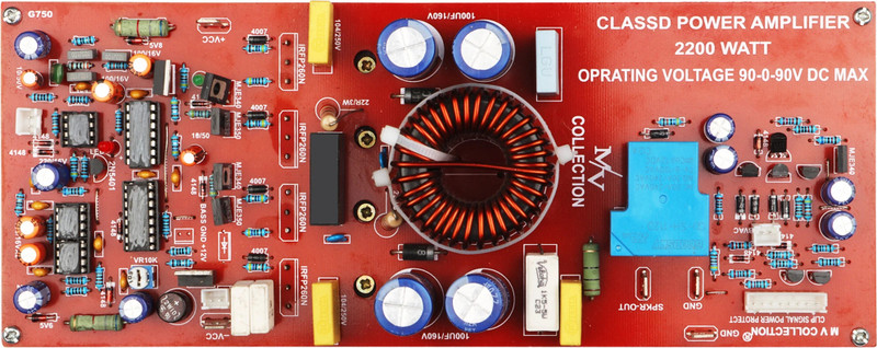 M V COLLECTION CLASS D 2200 WATT Electronic Components Electronic Hobby Kit