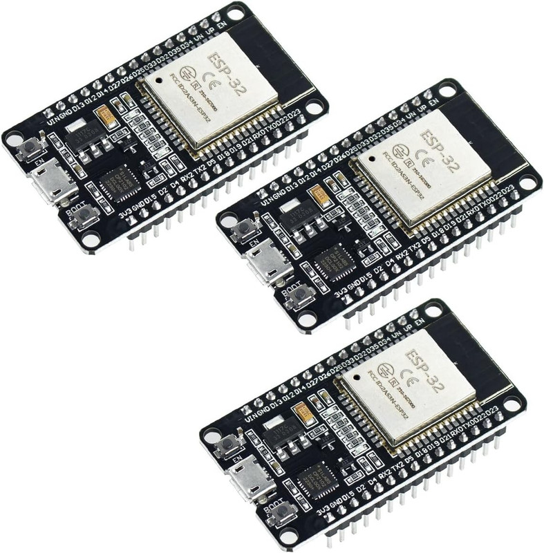 Electrobot ESP-WROOM-32 Pack of 3 Micro Controller Board Electronic Hobby Kit