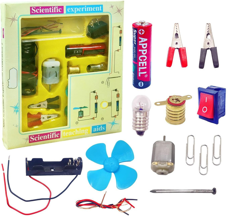 FunBlast Science Experiment Kit – Science Kit for Kids, STEM Kit, Electric Circuit Kit(Multicolor)