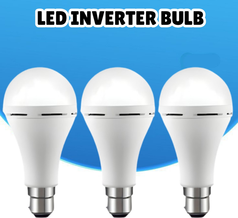 SACRO 12W Emergency Inverter Bulb, Rechargeable Emergency Led Bulb For Power CutsOA436 4 hrs Bulb Emergency Light(White)