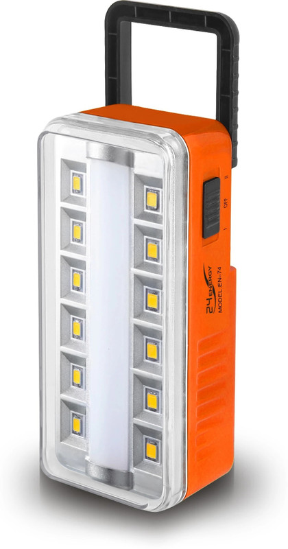 VR Bright Lite Hi-Bright Tube + Led Table Light Rechargeable-VRBL12493 8 hrs Lantern Emergency Light(Orange)
