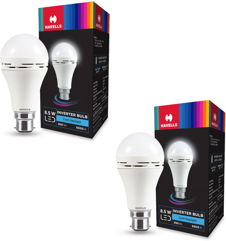 BAJAJ 12W B22 WHITE EMERGENCY LED BULB PACK OF-01 8 hrs Bulb Emergency Light(White)