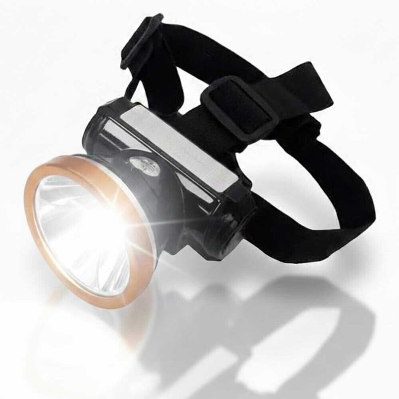 ApexBeam Comfortable Fit LED Head Torch for Runners 5 hrs Torch Emergency Light(Multicolor)