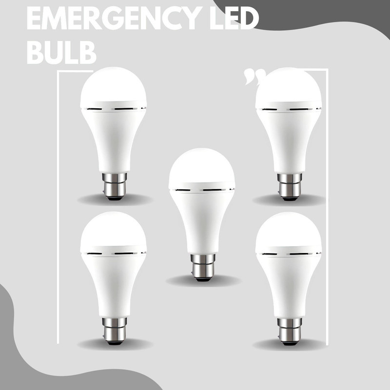 Sturlite Inverter 8.5W LED Rechargeable|3Hrs Battery Backup - (Pack of 1) 3 hrs Bulb Emergency Light(White)