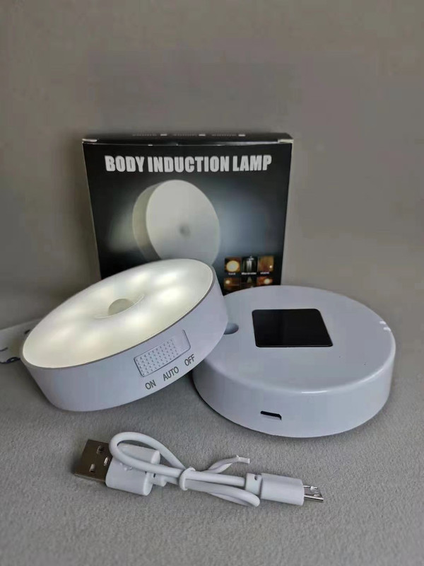 NKL LED Smart Motion Sensor Light 140 USB Rechargeable Stick-Anywhere Night light 6 hrs Bulb Emergency Light(White)