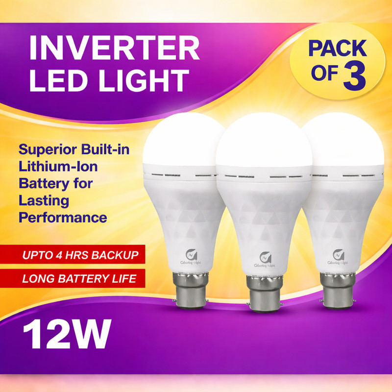 Glowing Night CRFT-GLOW-321-PP-P1 4 hrs Bulb Emergency Light(White)