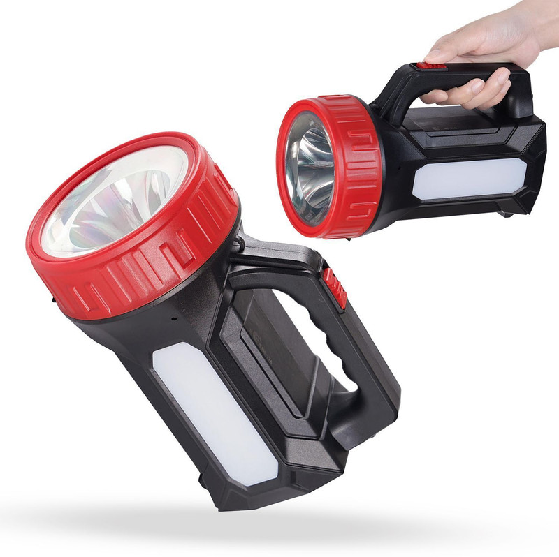 CICASTO New Long Distance Beam Flashlight with Adjustable Focus 4 hrs Torch Emergency Light(Multicolor)