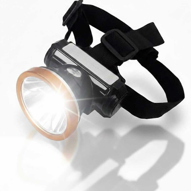 ApexBeam Durable Rechargeable Head Lamp for Outdoor Use 5 hrs Torch Emergency Light(Multicolor)