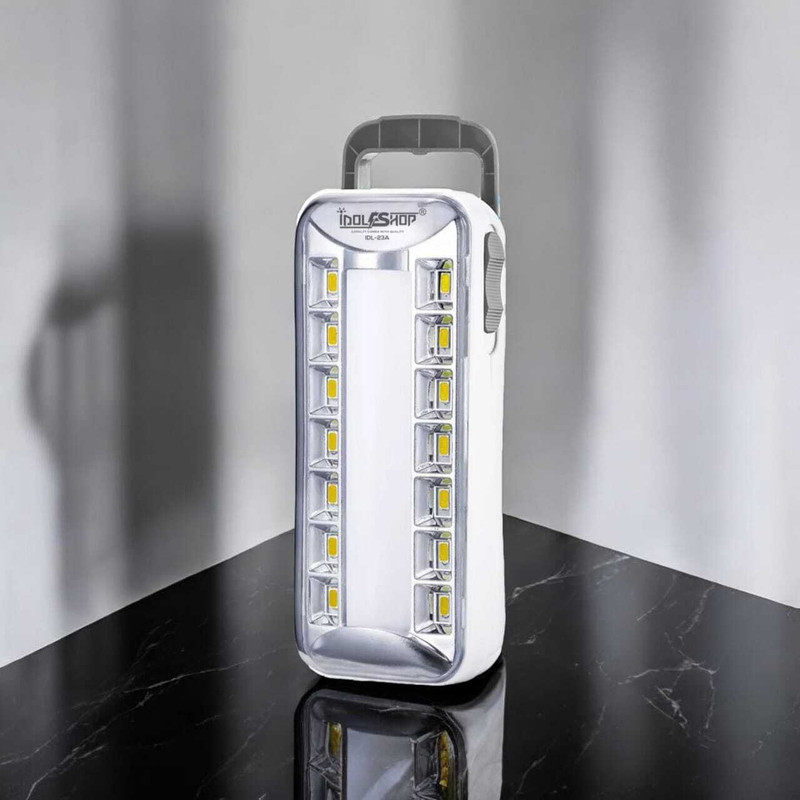 iDOLESHOP 24 Bright LED +1 Tube With Rechargeable Android Charging Rechargeable-01 6 hrs Lantern Emergency Light(Tube + SMD (Grey))