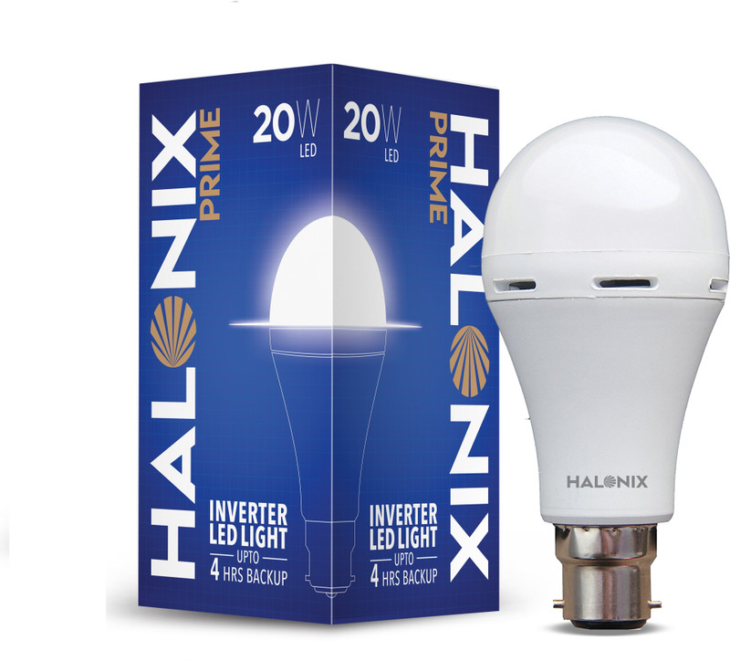 HALONIX 50W Rechargeable Emergency Inverter Bulb Pack of 1 4 hrs Bulb Emergency Light(White)