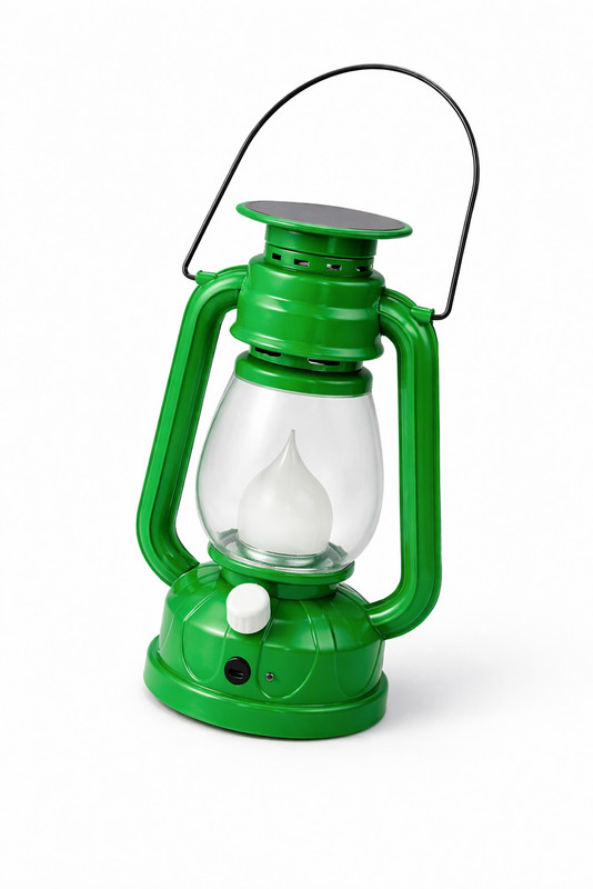 SLYKA LED Lantern With 1st Step Night Lamp Solar Rechargeable Lantern Red, White Plastic Table Lantern(23 cm X 14 cm, Pack of 1)