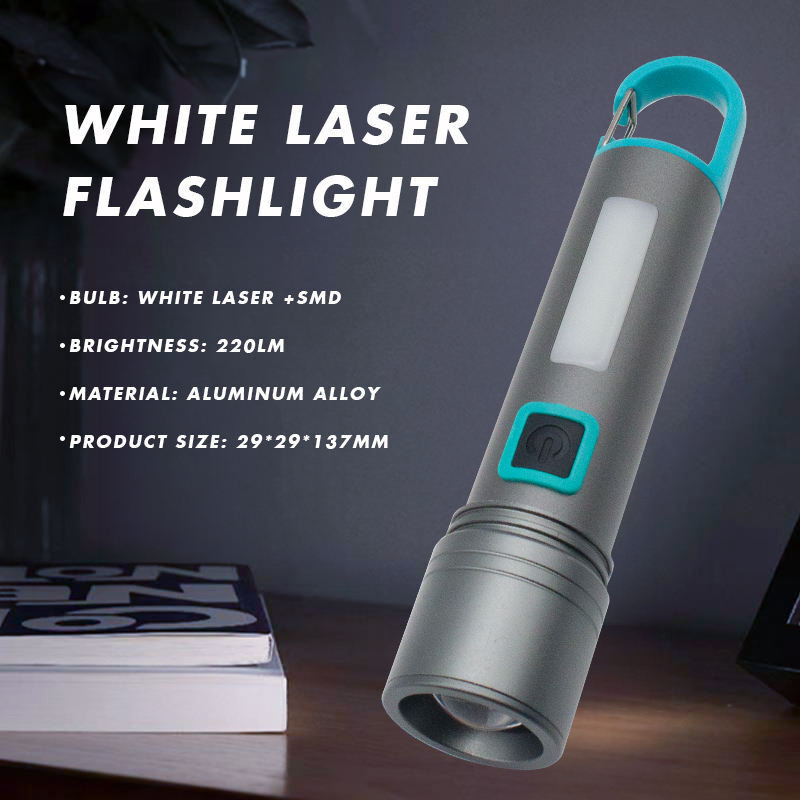 AKR Emergency Light RL-M08 LED Aluminium Body Torch Light 6 hrs Torch Emergency Light(Multicolor)