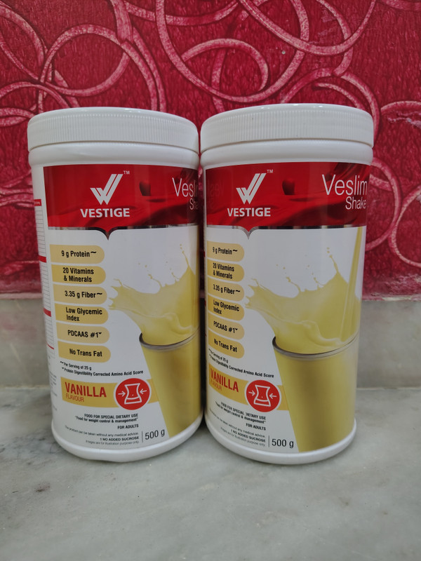 Vestige Shake-FORMULA-1 VANILLA SHAKE 1000GM WEIGHT LOSS COMBO Sports Drink(2x500 g, VANILLA Flavored)